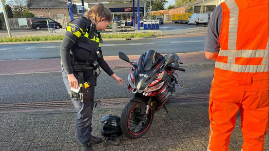 Motorrijder gewond na botsing