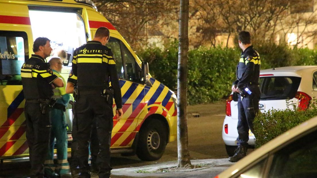 Politie en ambulance in Naaldwijk
