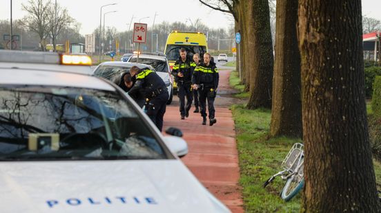 Fietser gewond na aanrijding.