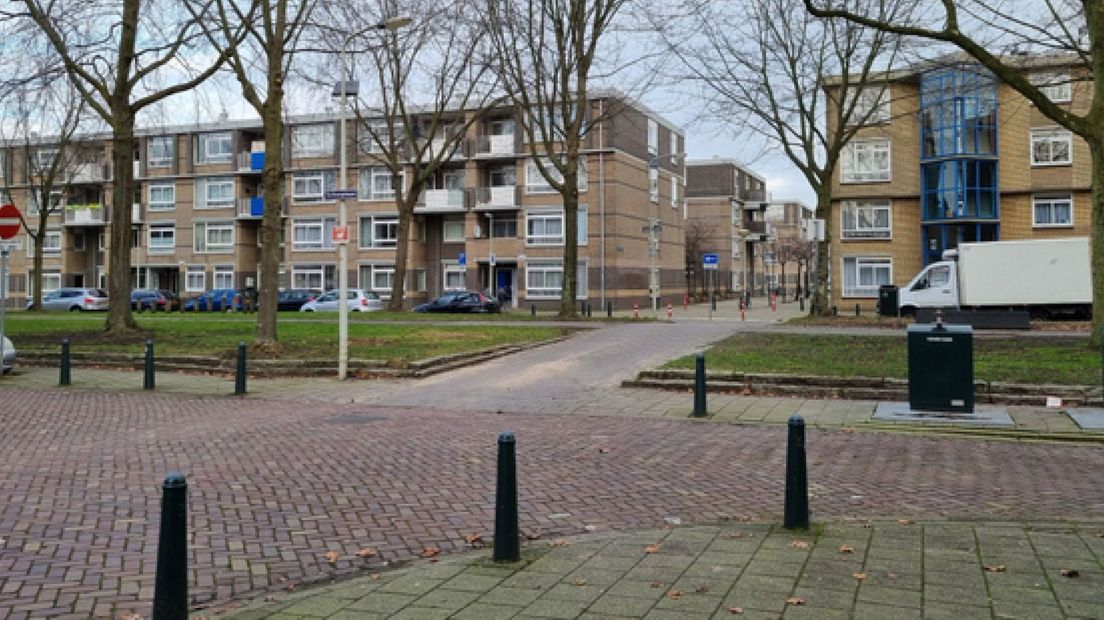 Een blokkade komt terug in Noordpolderstraat