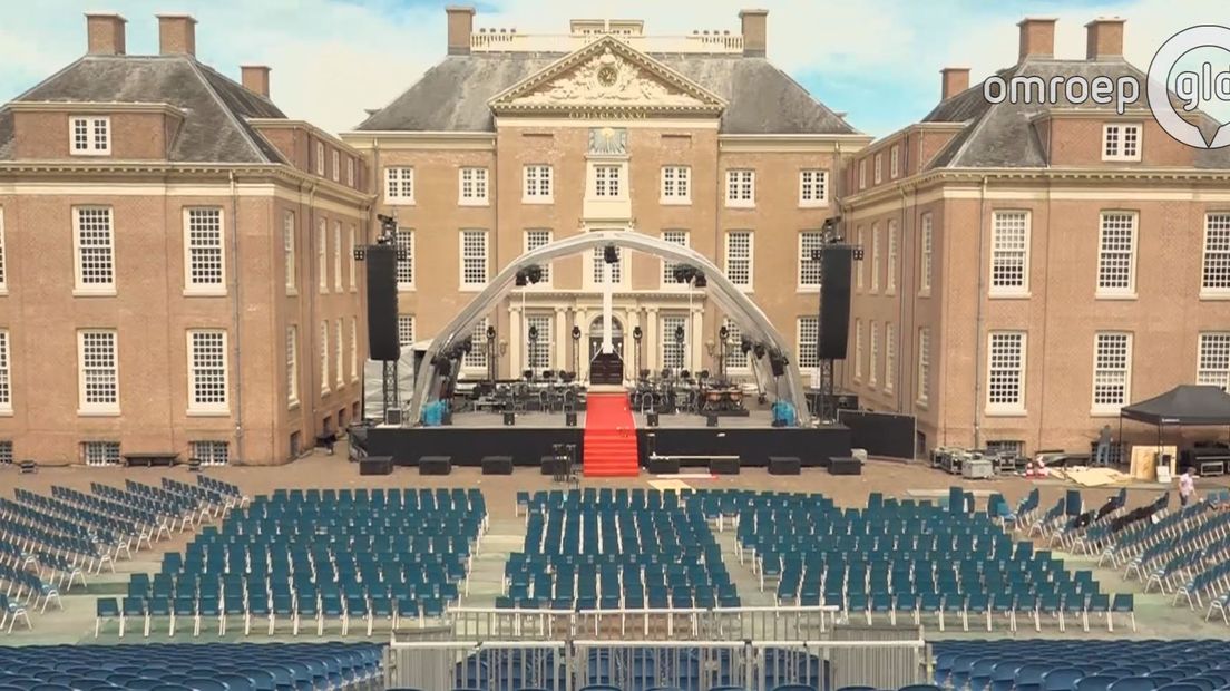 Acht voorstellingen in één week en 4000 bezoekers per keer. Paleis Het Loo in Apeldoorn staat deze week in het teken van 'Elisabeth in Concert'.