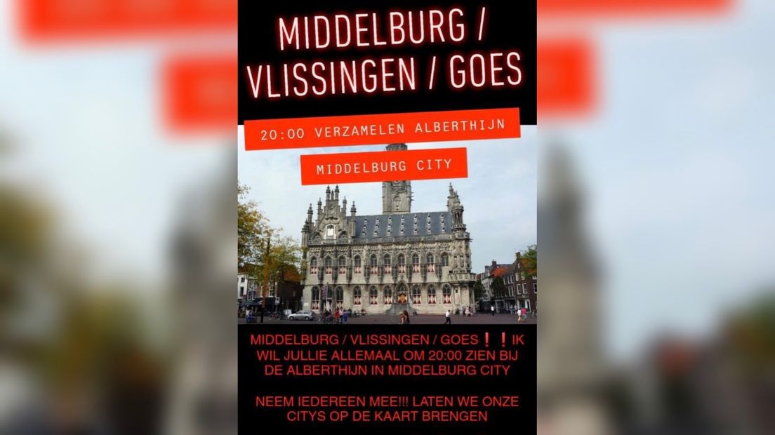 Oproep voor Middelburg