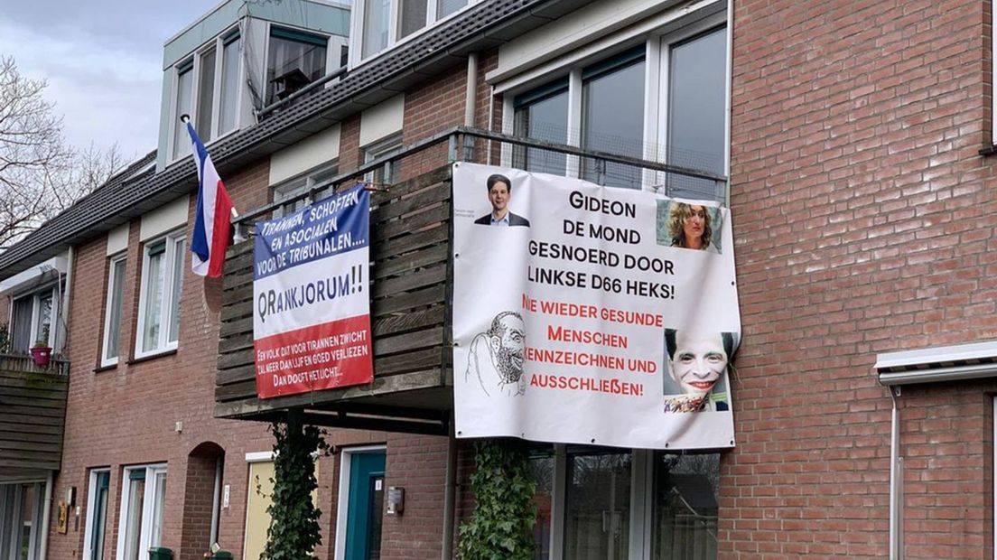 Haaksbergenaar niet vervolgd voor ophangen antisemitische spandoeken