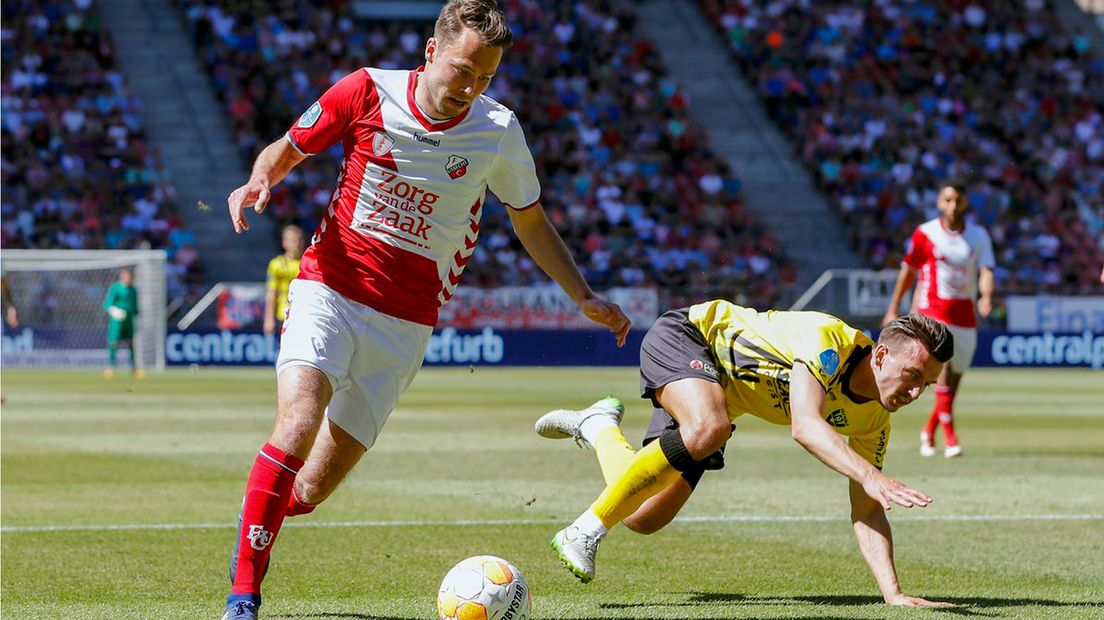 Sander van de Streek in het nieuwe shirt.