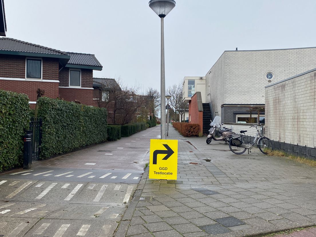 IN Bergschenhoek is een extra testlocatie voor het coronavirus