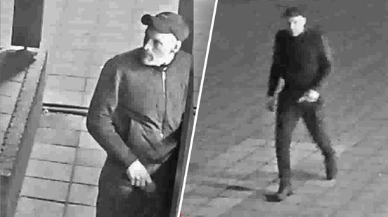 Man klimt ’s nachts school binnen en jat speaker