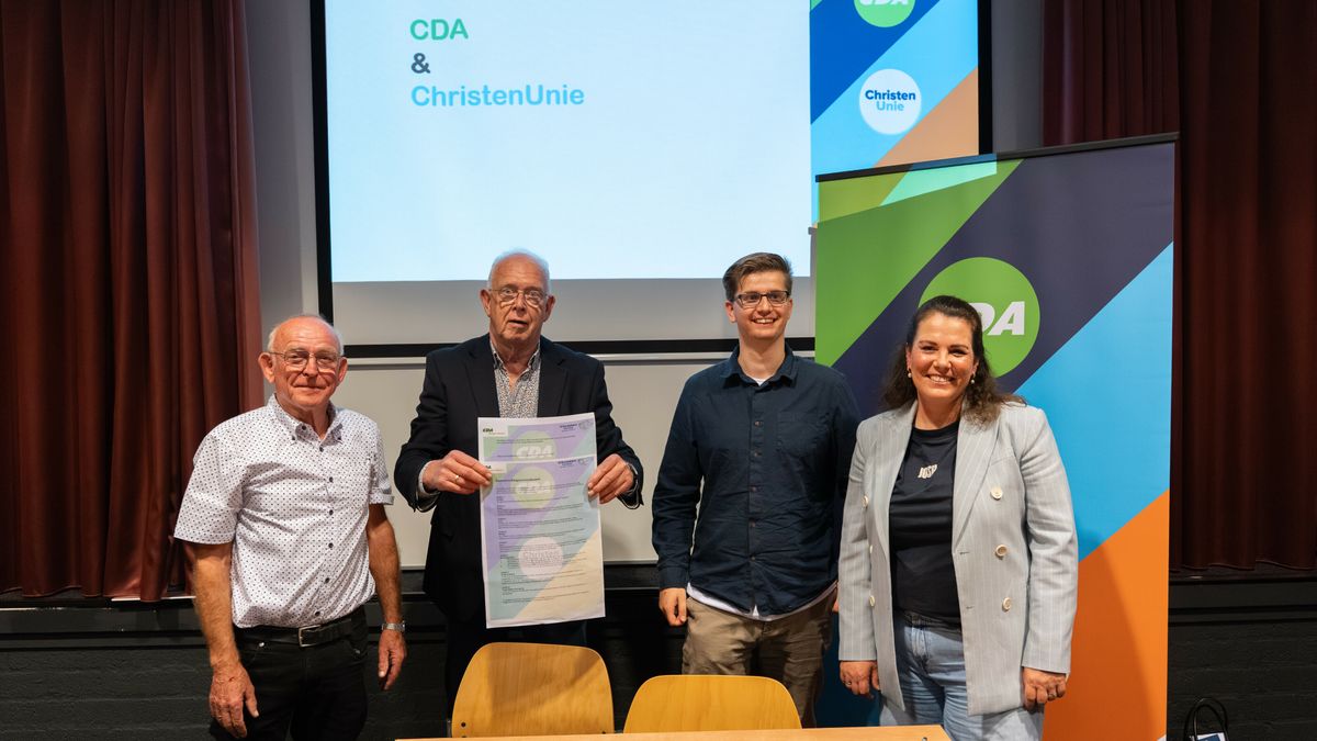 ChristenUnie en CDA Borger-Odoorn gaan voor één lijst bij gemeenteraadsverkiezingen