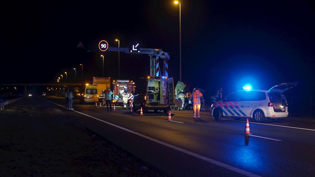 Ongeluk op A1 bij Bathmen