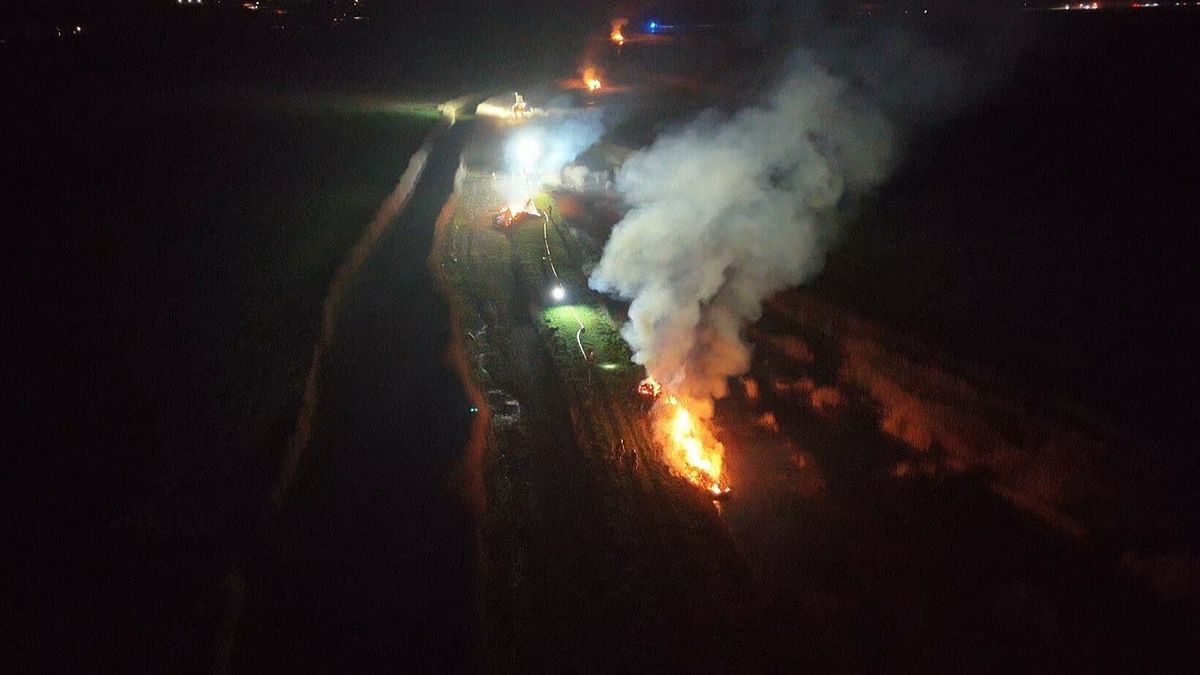 Brand in stuk bos bij Gersloot geblust, met dank aan sloot