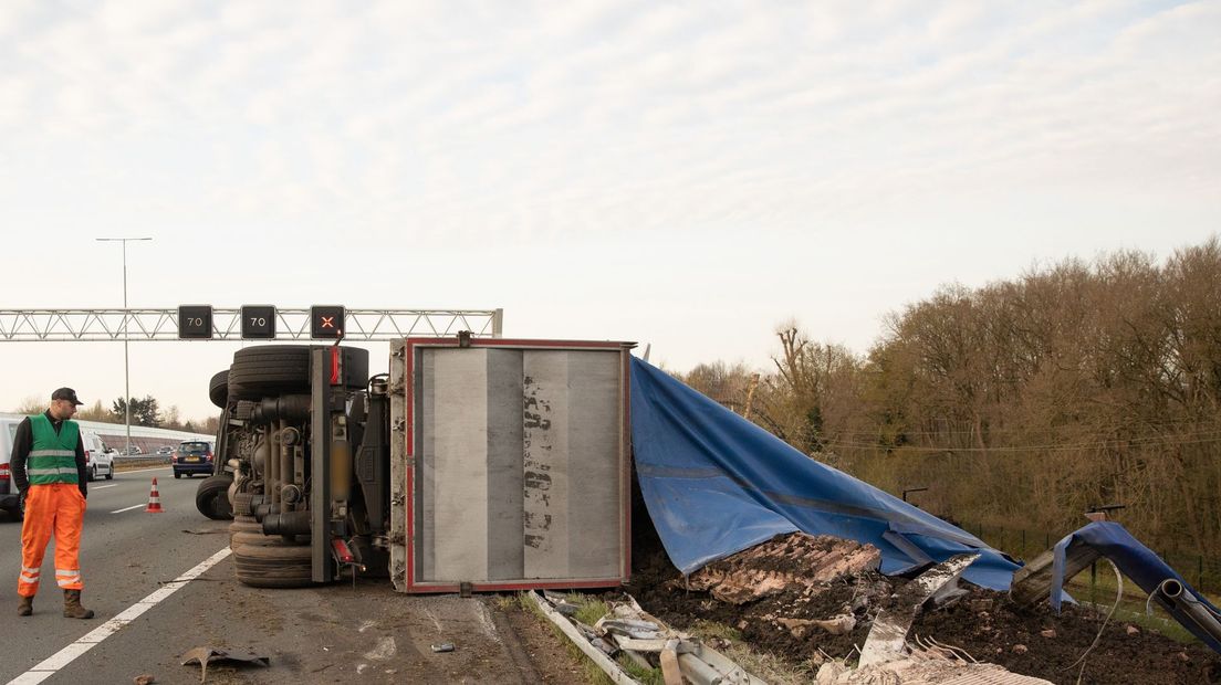 De voorbereiding voor de berging wordt getroffen