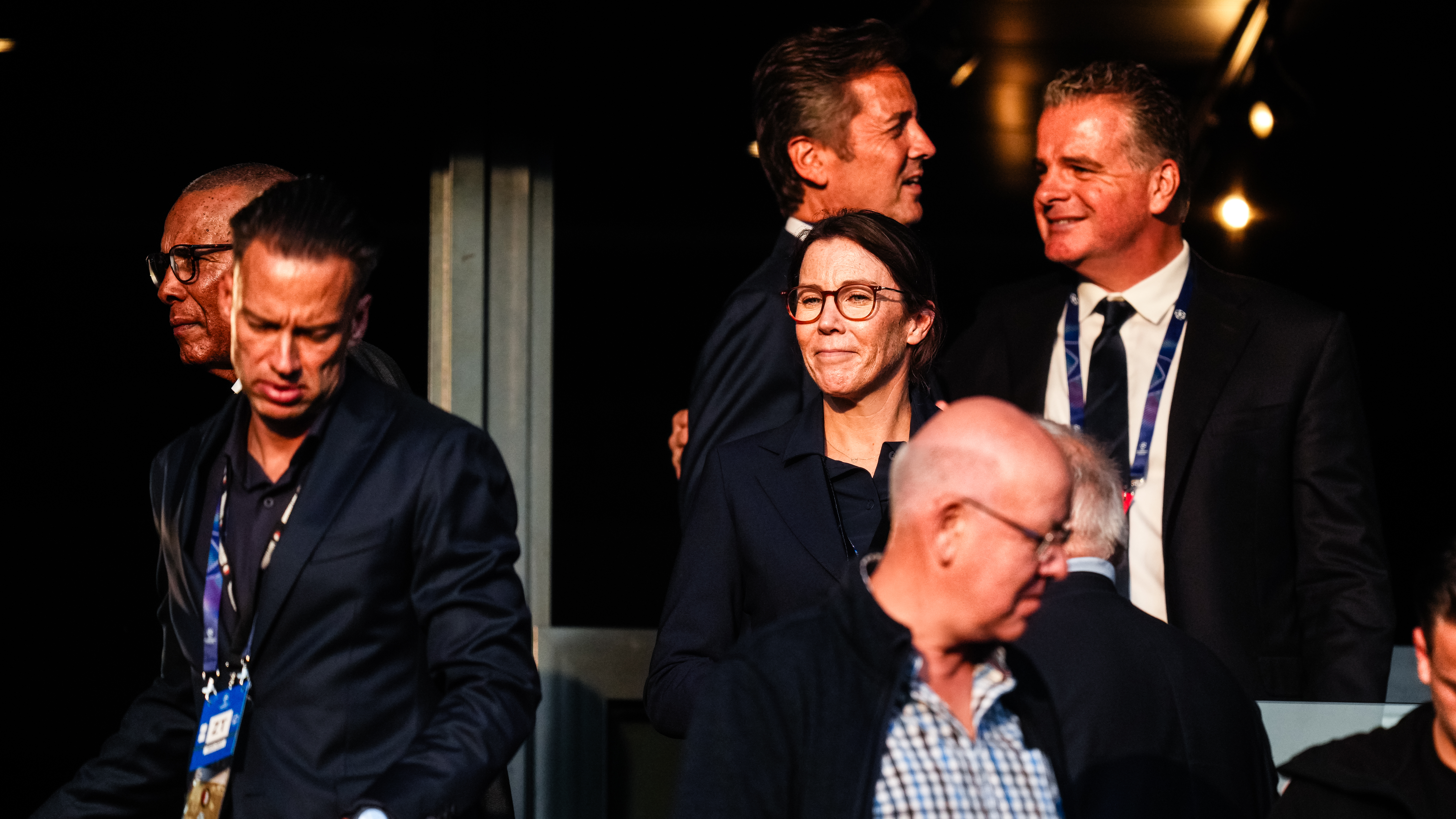 Stadiondirecteur Lilian de Leeuw in De Kuip.