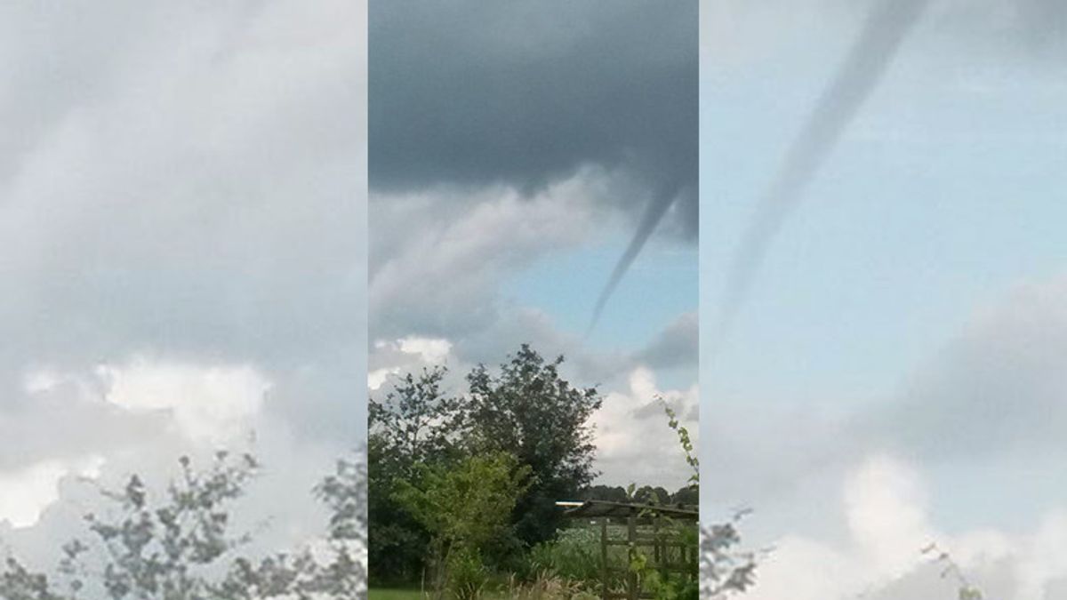 In beeld: windhozen in Drenthe