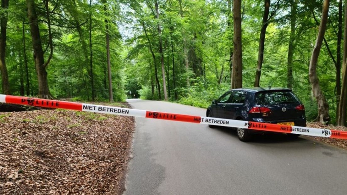 De fietser werd gevonden op de Posbank bij Velp.