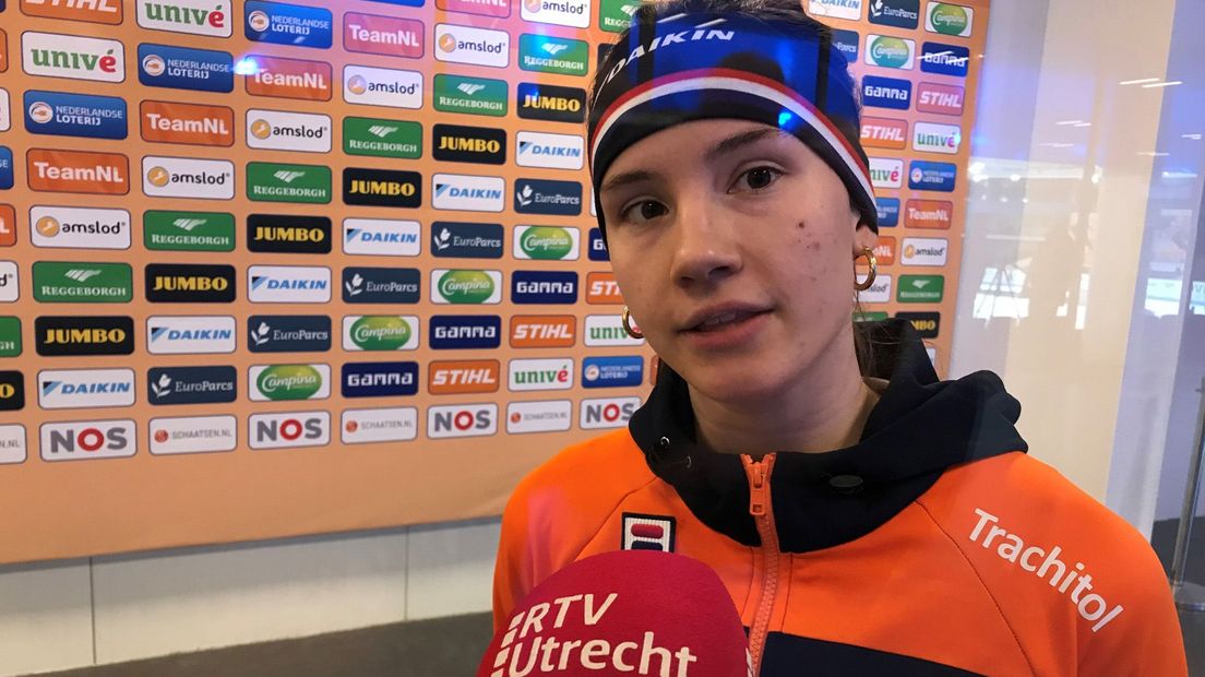 Selma Poutsma na haar 'experiment' op de 500 meter