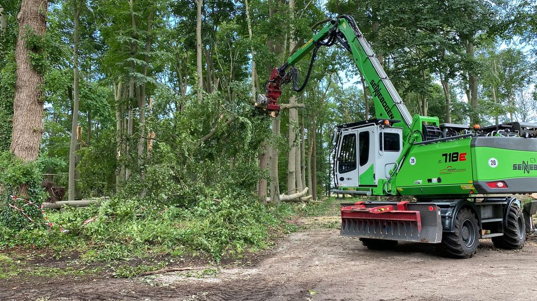 De schade op het landgoed is groot