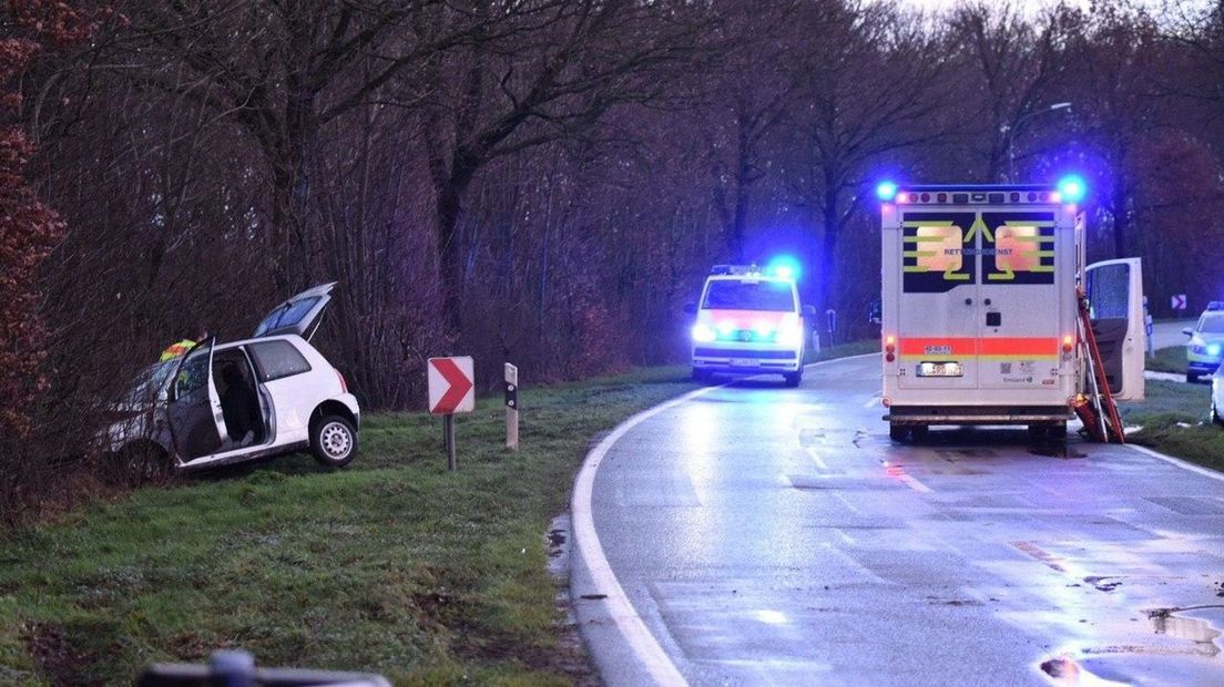 Dode door ongeluk net over de grens in Duitsland (update) (Rechten: De Vries Media)