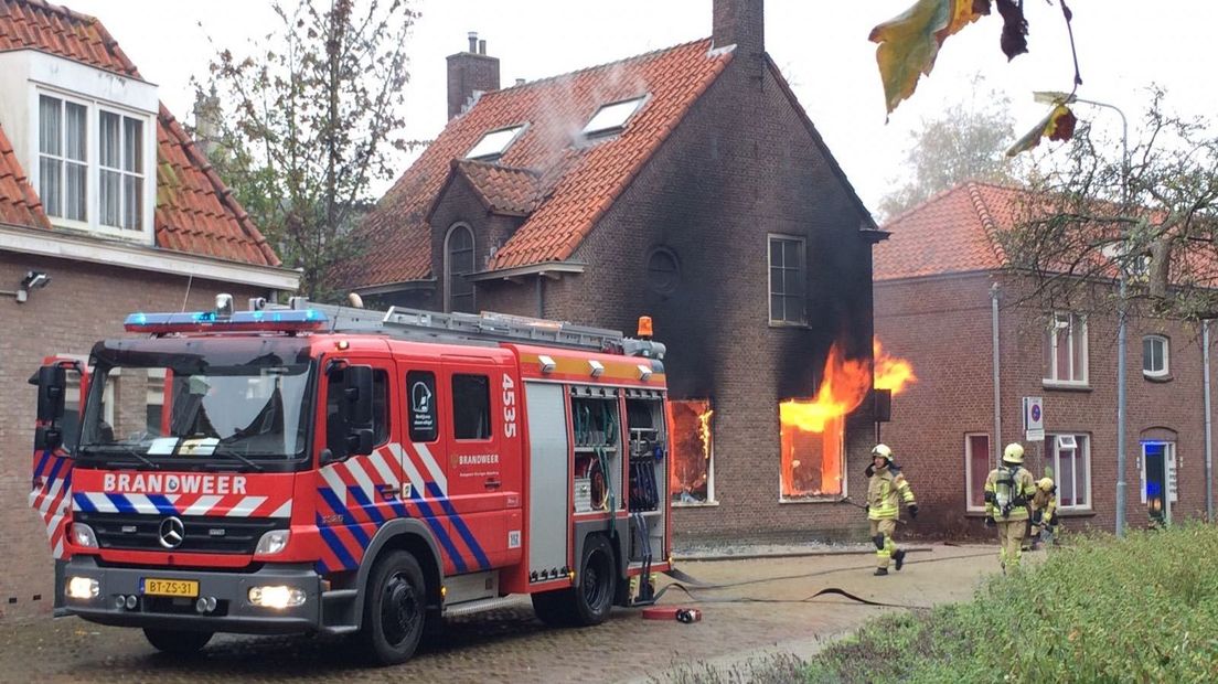 Uitslaande brand in leegstaand pand Middelburg