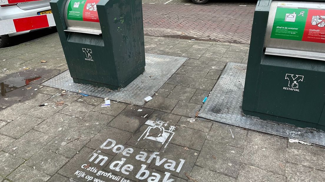 VVD wil ondergrondse afvalcontainers in binnenstad in strijd tegen afvaloverlast op straat