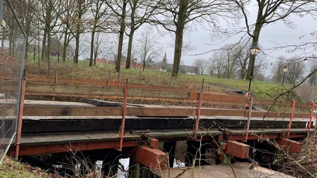 Er zit houtrot in de brugwerken van Bourtange