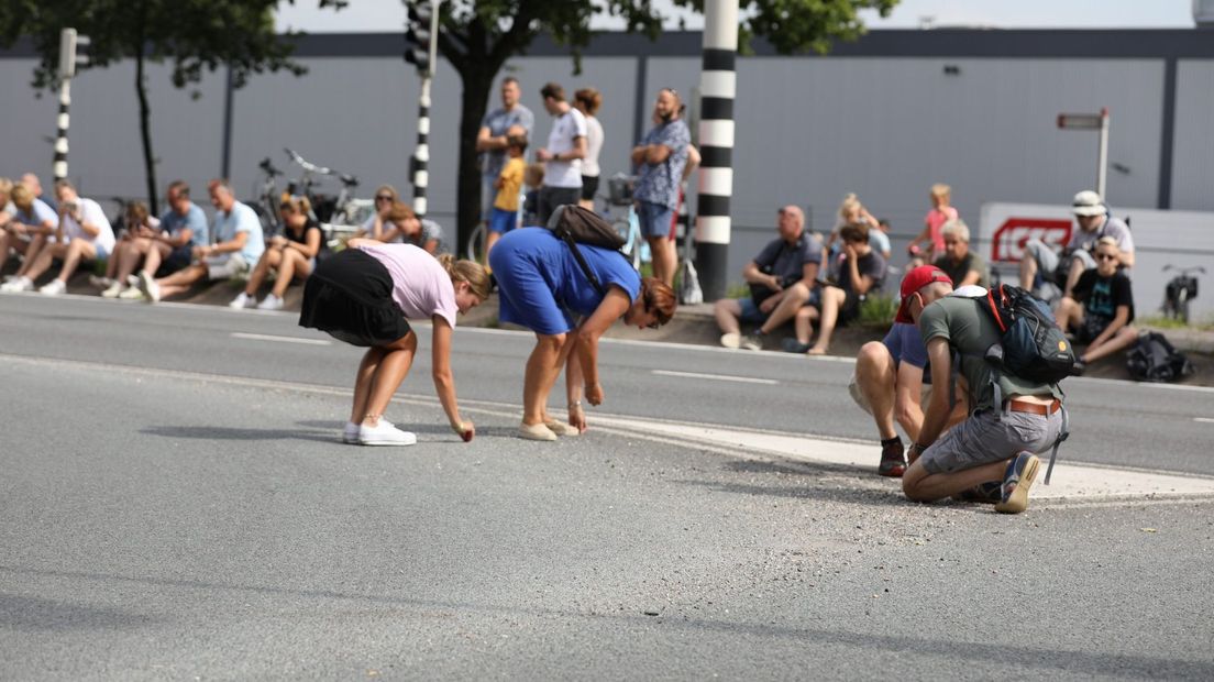 Glas rapen vlak voor Vliegbasis Soesterberg.