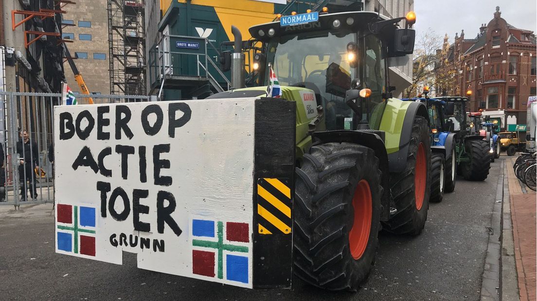 Boeren in actie in Stad