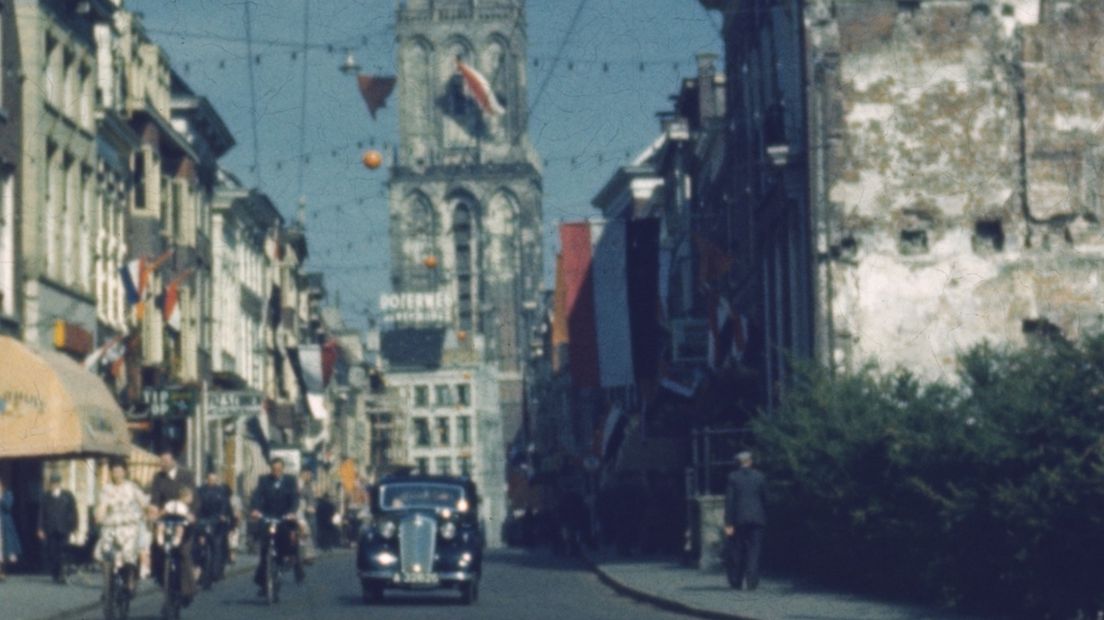De Oosterstraat in Groningen in 1948