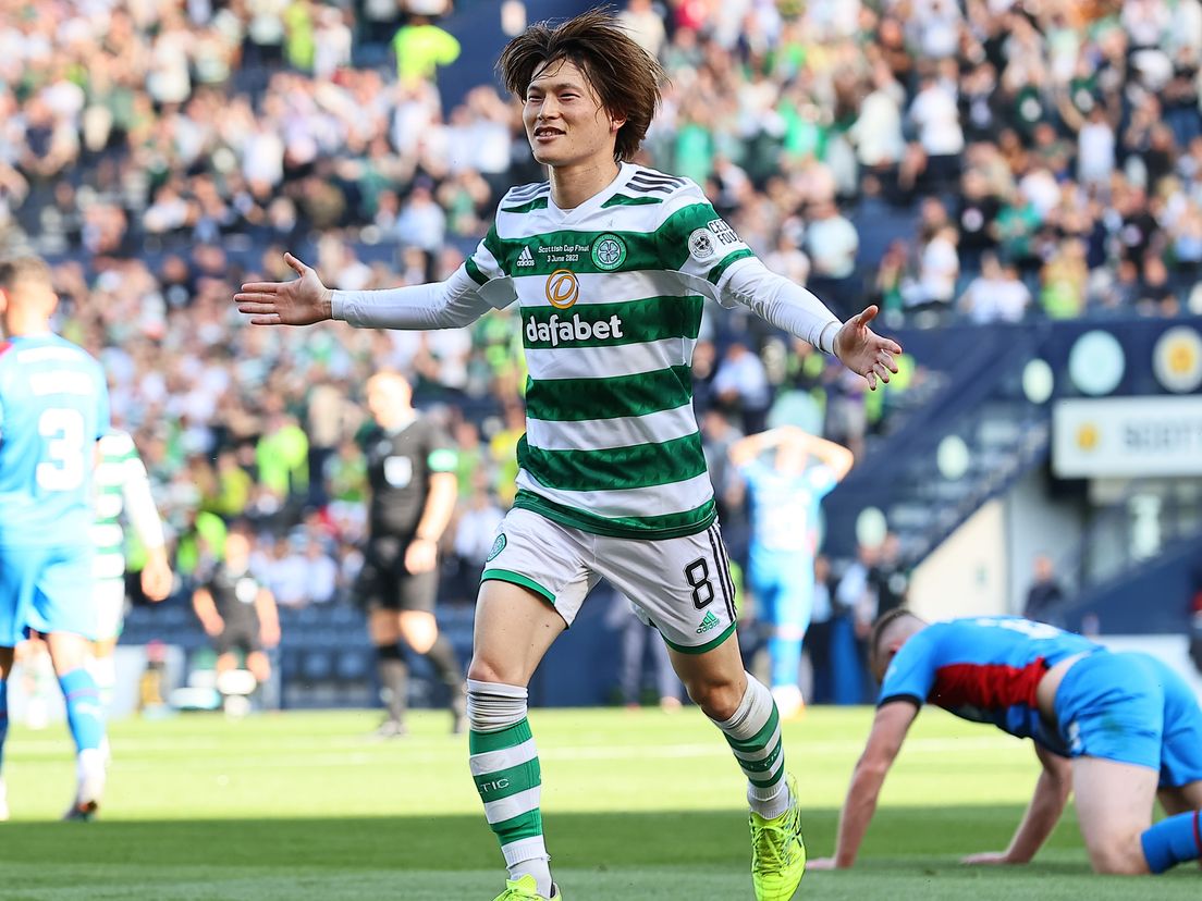 Kyogo Furuhashi, één van de gevaarlijke spelers van Celtic
