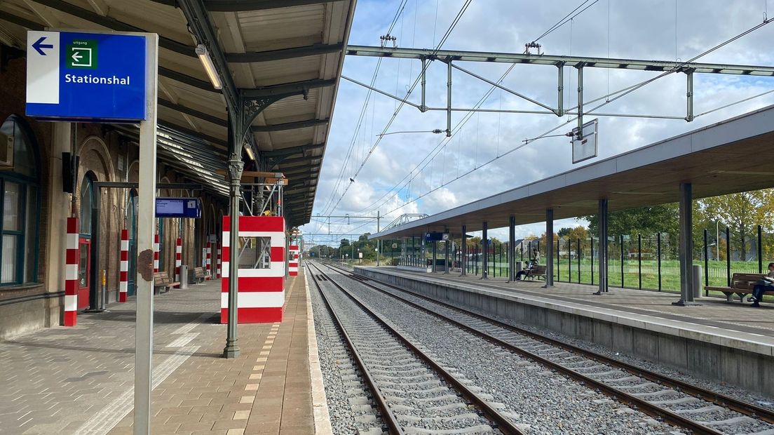 Het station in Middelburg