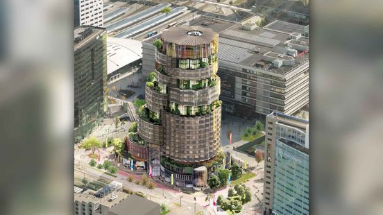 Utrecht krijgt toch geen 105 meter hoge toren met kantoren en nachtclub bij station Home