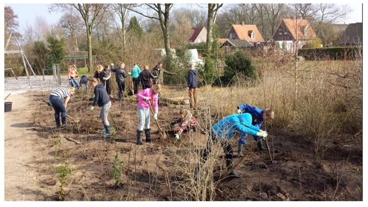 OBS Wapserveen krijgt bijdrage voor het opknappen van schoolplein