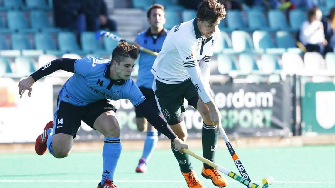 Rotterdam - HGC: Gonzalo Peillat (l) en Bjorn Kellerman (r).