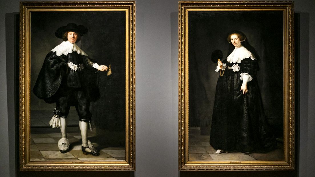 Marten en Oopje door Rembrandt