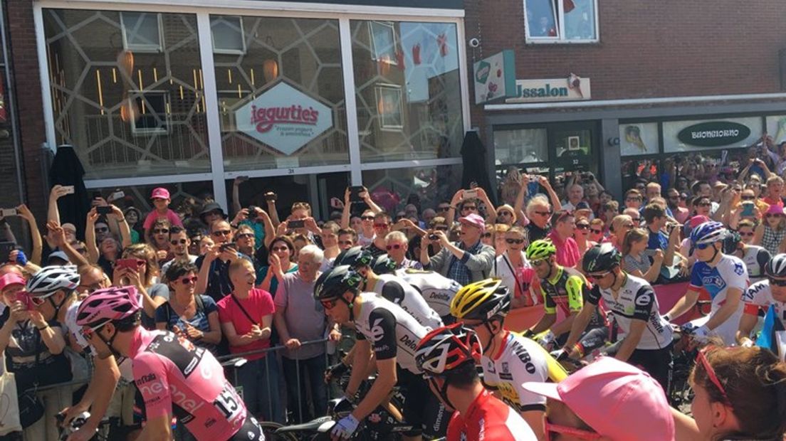 De Giro in Gelderland trok veel publiek