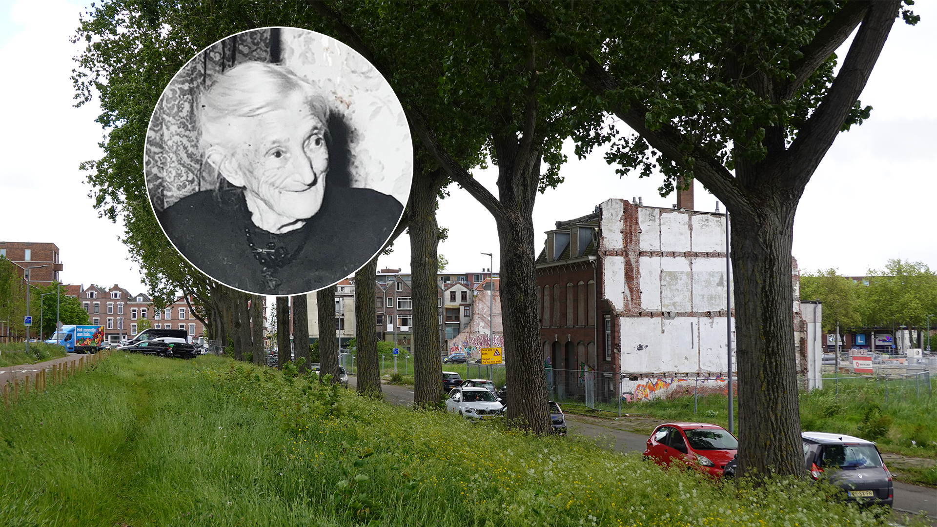 Het perceeltje in de Tweebosbuurt van oma Schaaij