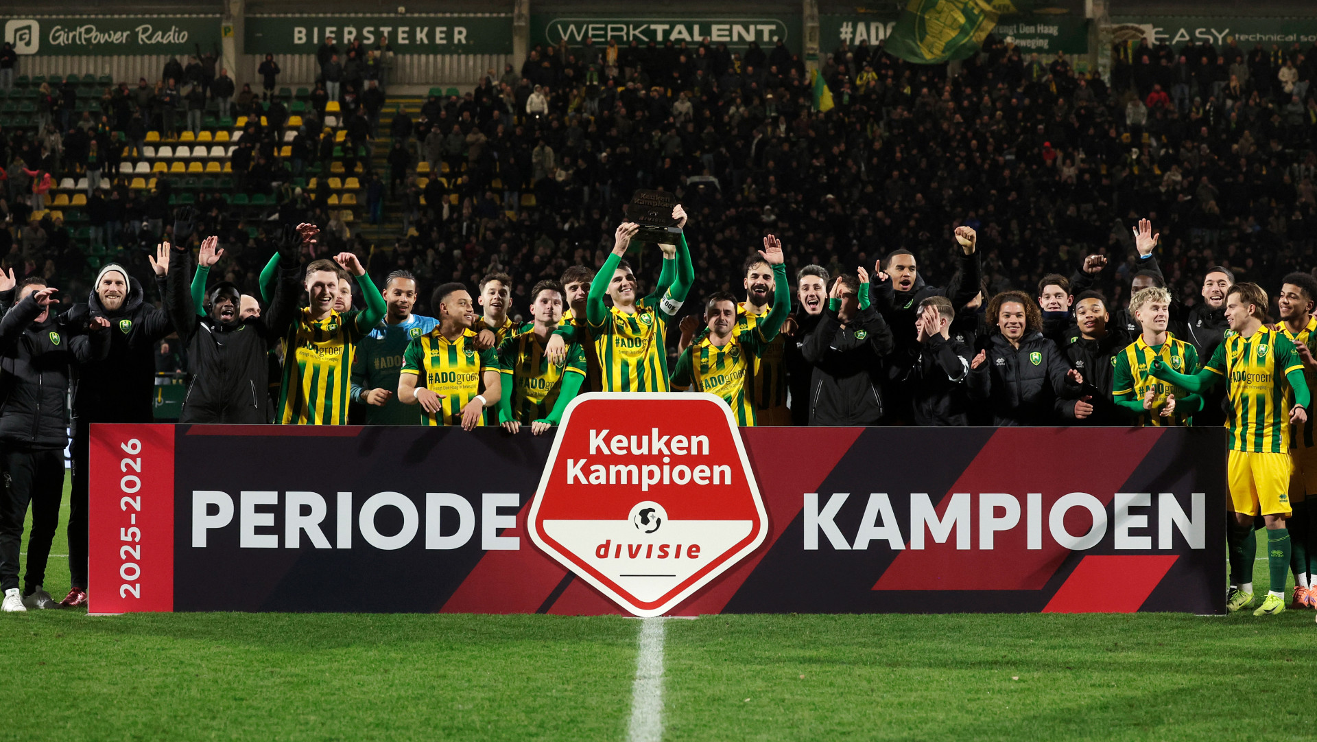 ADO Den Haag won dit seizoen zowel de eerste als tweede periodetitel