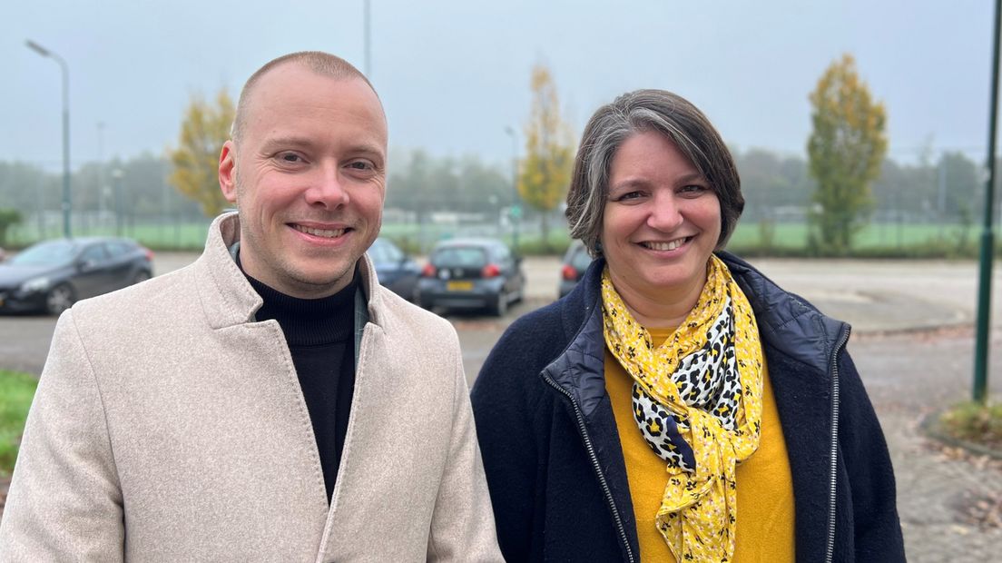 Raadsleden Valentijn Brinkman (PvdA) en Hanneke Struijk-Cramer (D66).