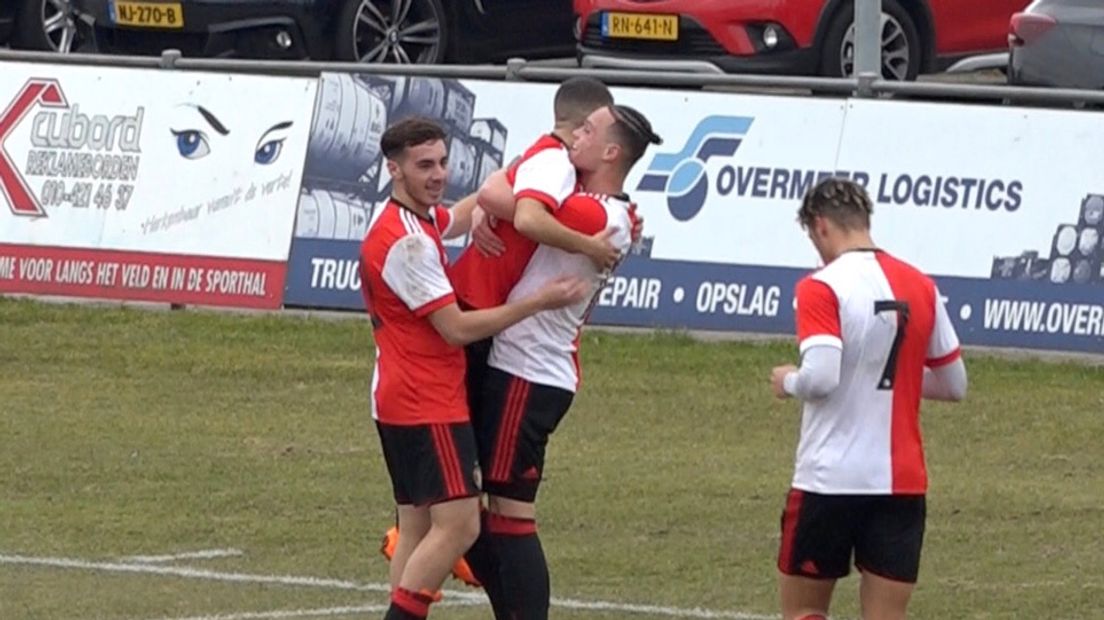 Feyenoord Onder 19 versloeg FC Emmen in de beker