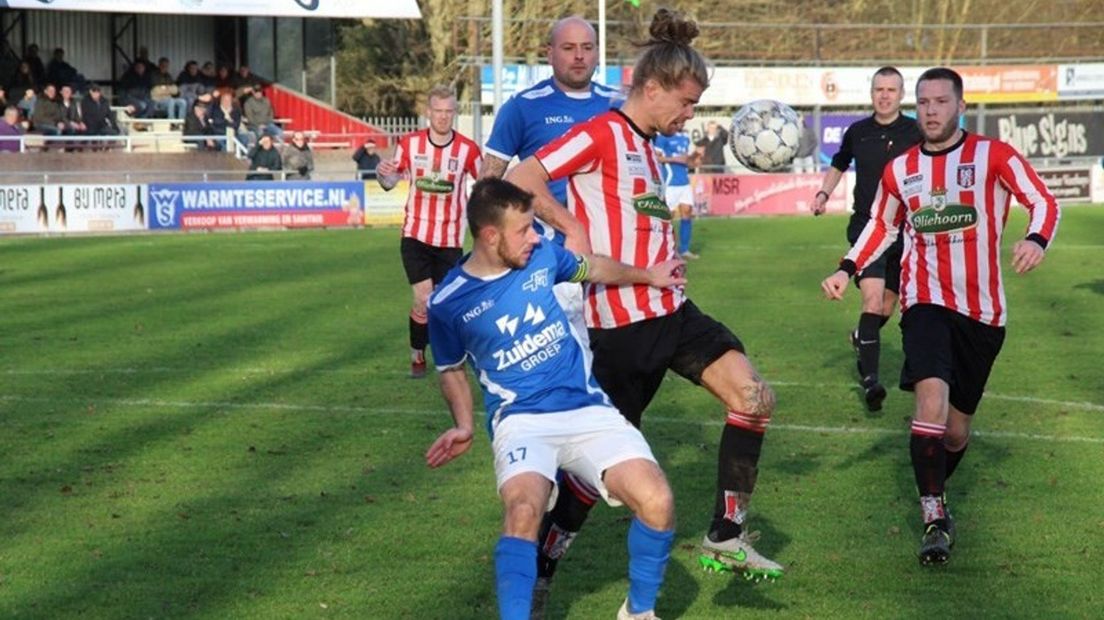 vv Hoogeveen verloor met 3-0 in Hoorn de topper tegen Hollandia (Rechten: vv Hoogeveen)