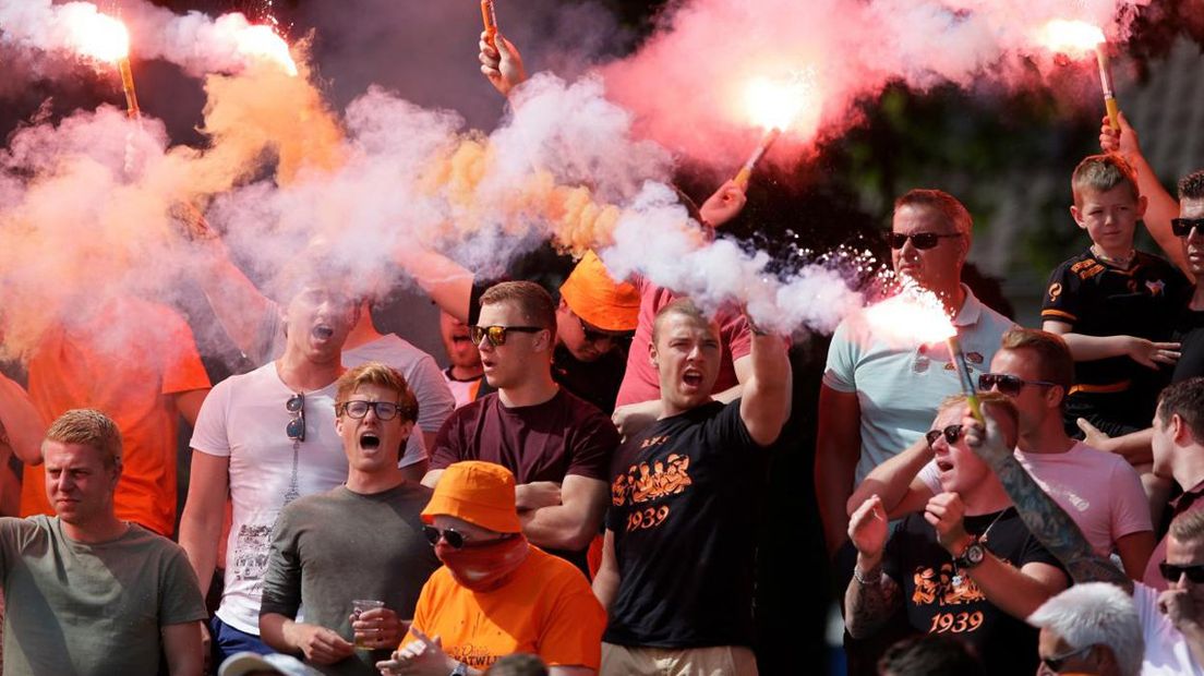 Katwijk-supporters (Foto Orange Pictures)