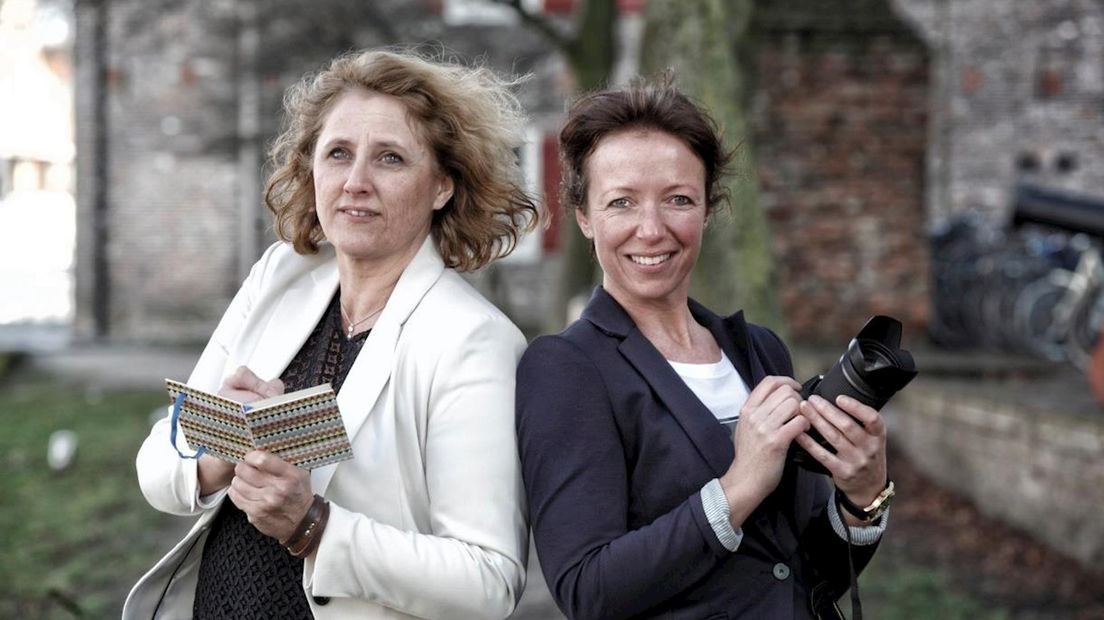 Trea ten Kate en Renate de Vries, initiatiefnemers van 'Humans of Zwolle'