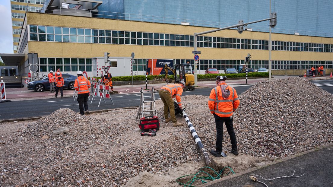 Het werk is begonnen