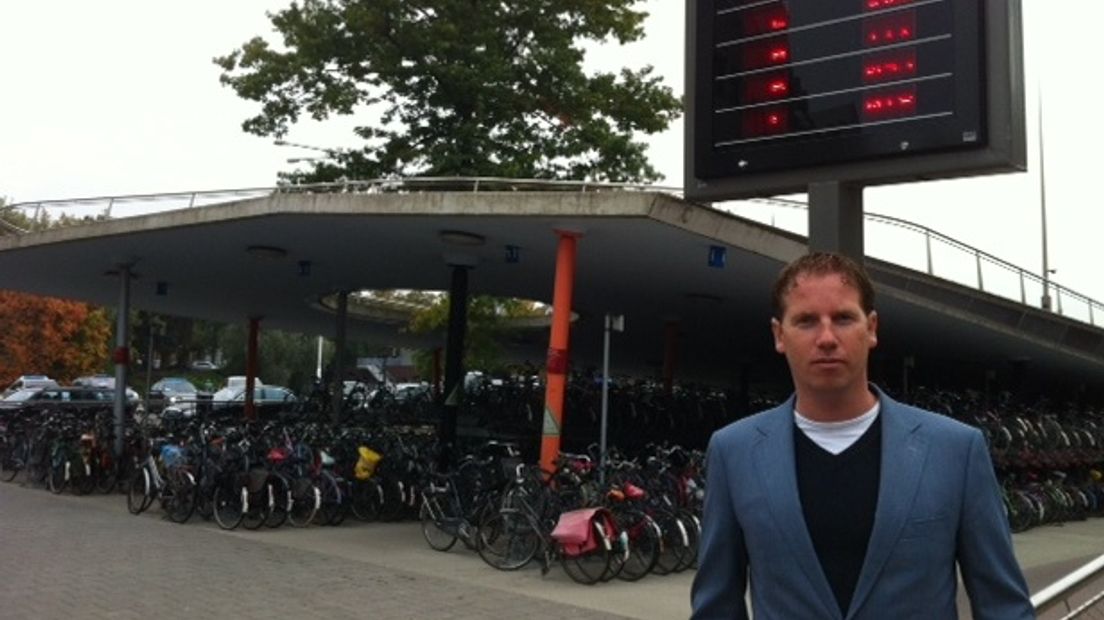 De fietsenstalling in Groningen