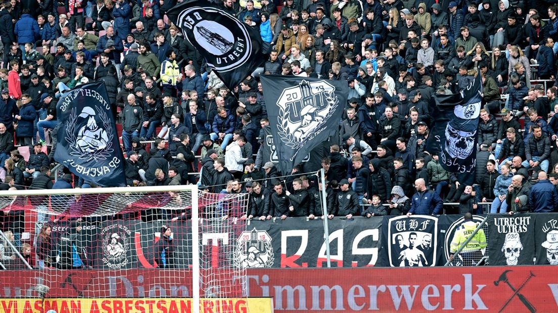 De Bunnikside in het stadion va FC Utrecht