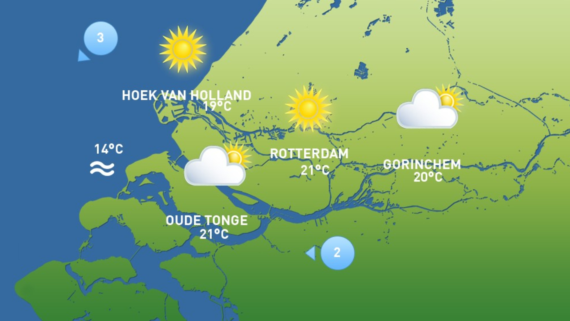 Het weer van 9 mei 2026