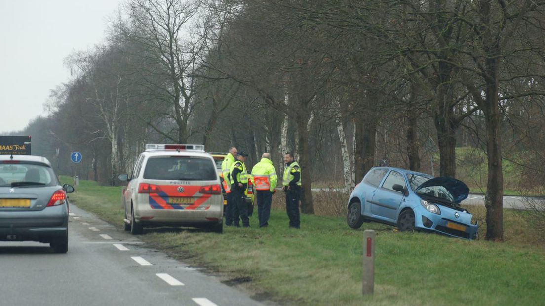 Bij een ongeval op de N18 bij Harreveld zijn vrijdagmiddag een moeder en kind gewond geraakt. De vrouw raakte met haar auto van de weg, belandde in de berm en botste tegen een boom.