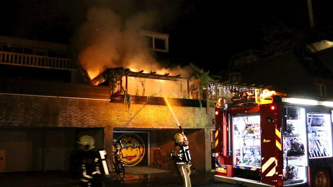 Uitslaande woningbrand in Oldenzaal