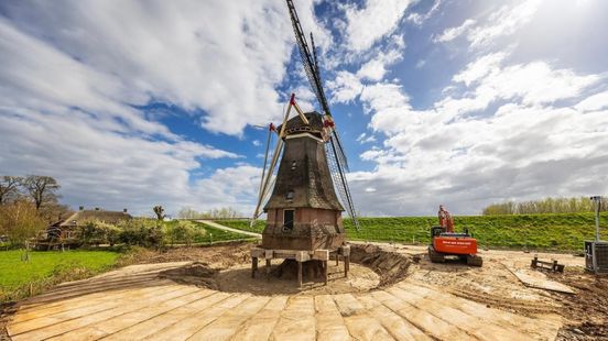 Ophogen zeldzame molen bij Waardenburg vertraagd