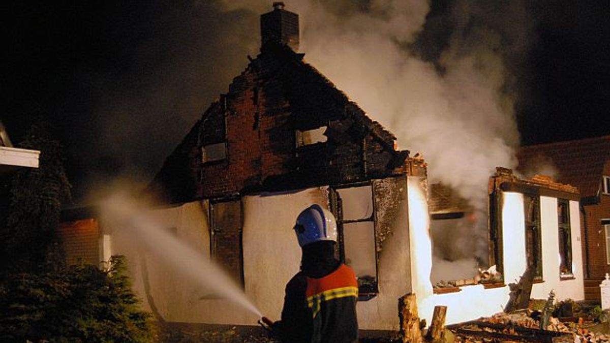 Woning uitgebrand
