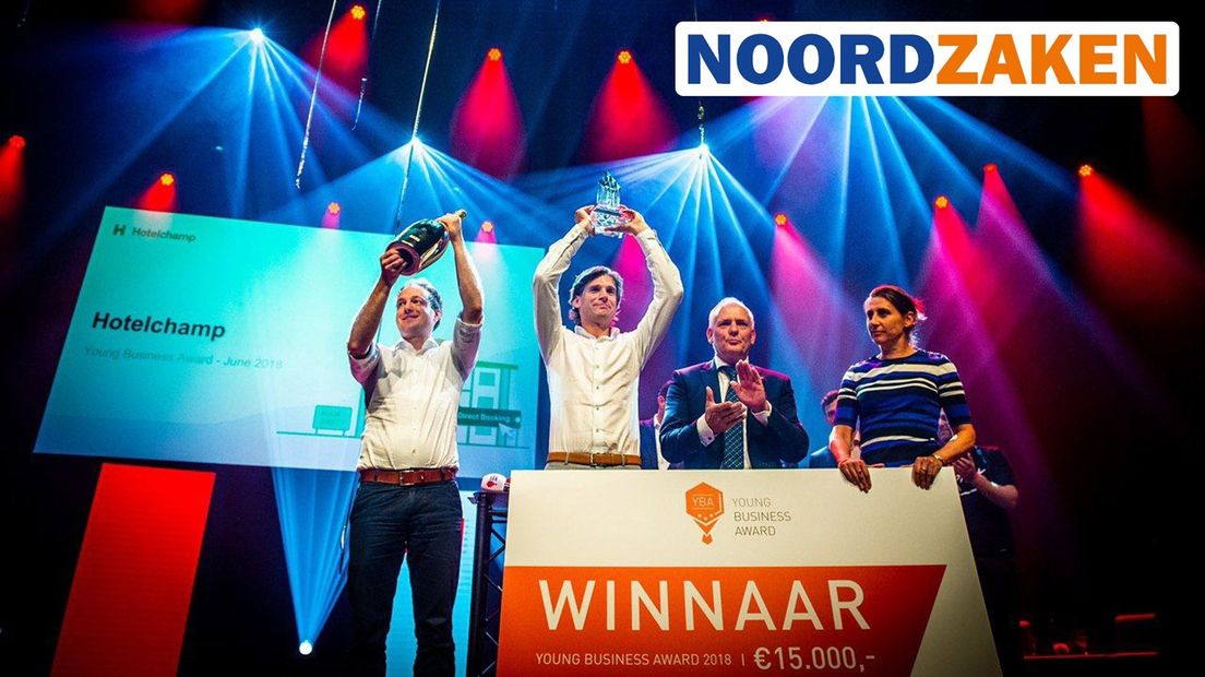 Een eerdere prijsuitreiking van de Young Business Award