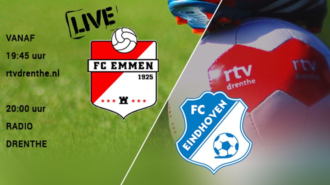 FC Emmen ontvangt FC Eindhoven